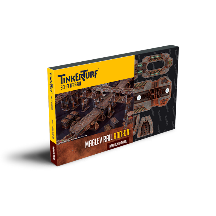 MagLev Rail Cardboard Terrain