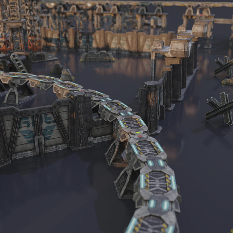 Perimeter Defenses Cardboard Terrain