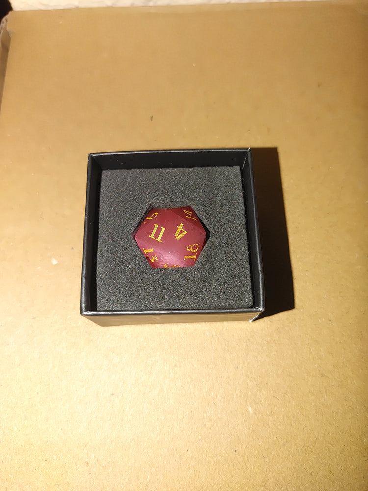 Divine D20 Mystery Stone/Glass Dice