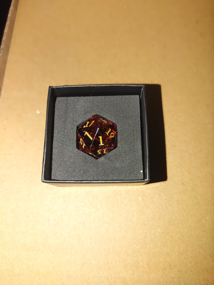 Divine D20 Mystery Stone/Glass Dice