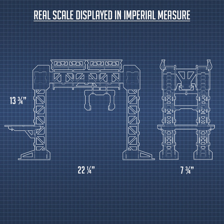 MagLev Rail Cardboard Terrain
