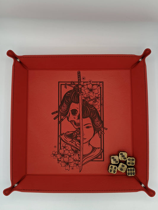 Dice: Leatherette Dice Tray 9"x9"